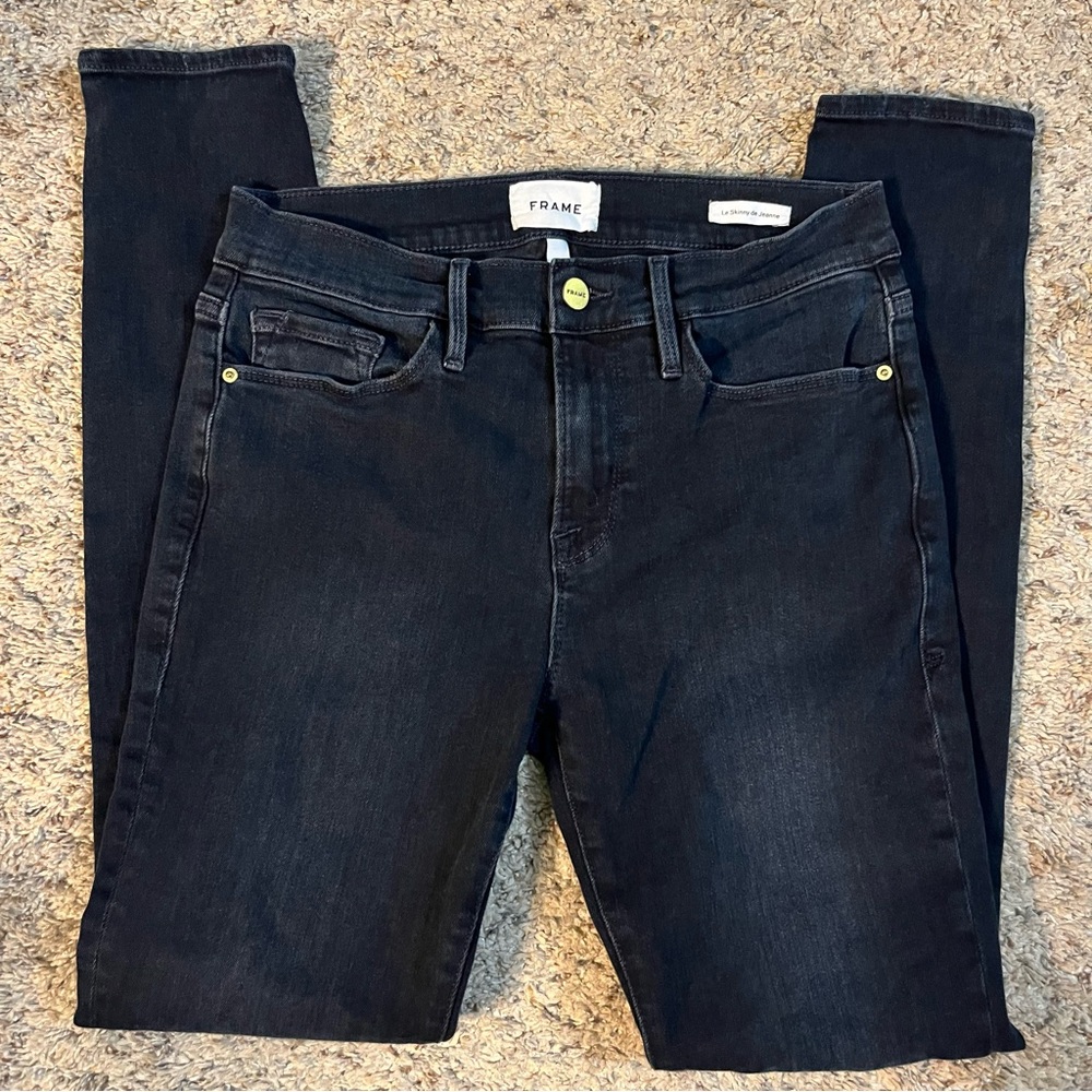 Frame Le Skinny de Jeanne Dark Wash Jeans Size 29